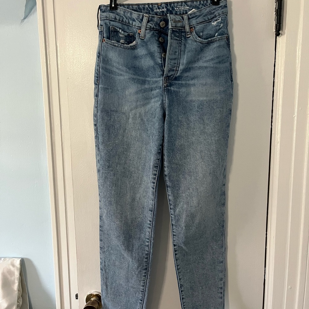 Old Navy Higher high rise OG Straight jeans